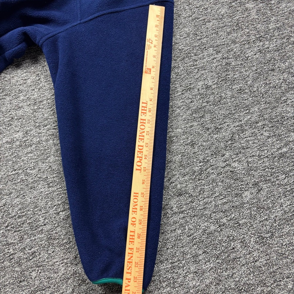 Vintage 90s L.L. Bean Pullover Fleece Sweater Blue/Teal Mens Size XL - Picture 8 of 8
